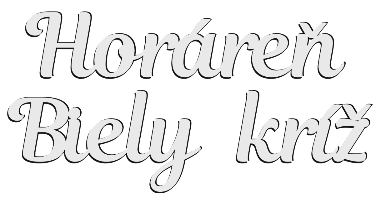 Horáreň Biely kríž logo